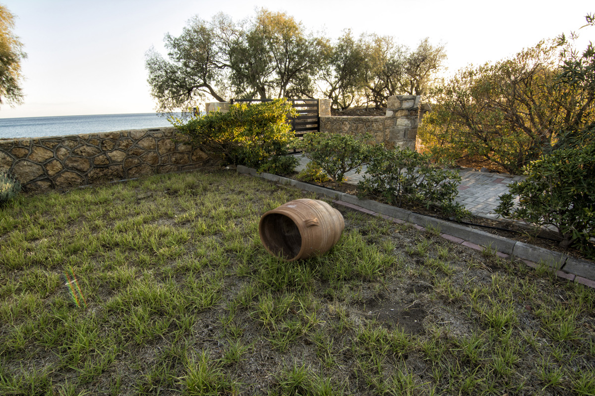 Garden with sea view